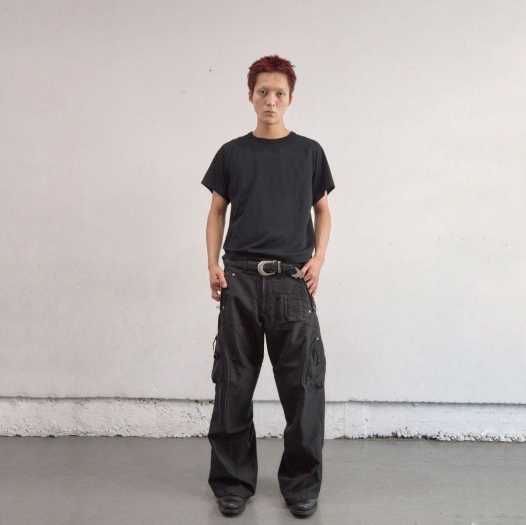 【残り一点】Panelled Half Sleeve T-Shirt