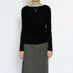 【残り一点】Sheer Teleco Boat Neck Top L/S