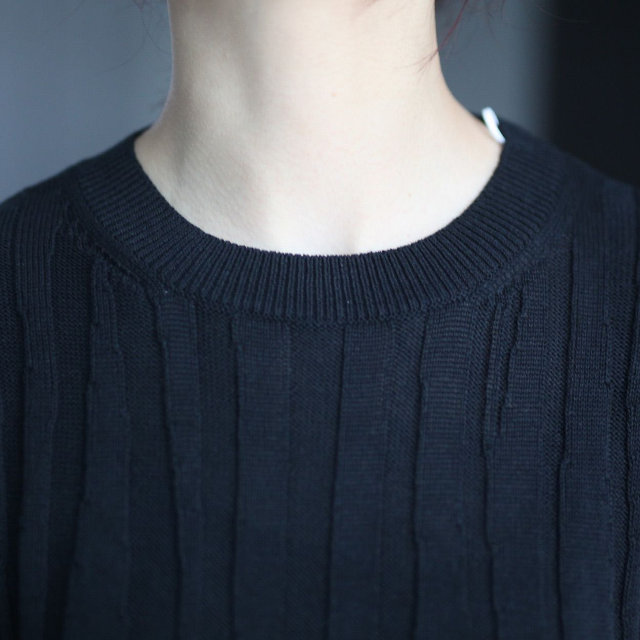 【残り一点】Random Rib Crewneck Sweater