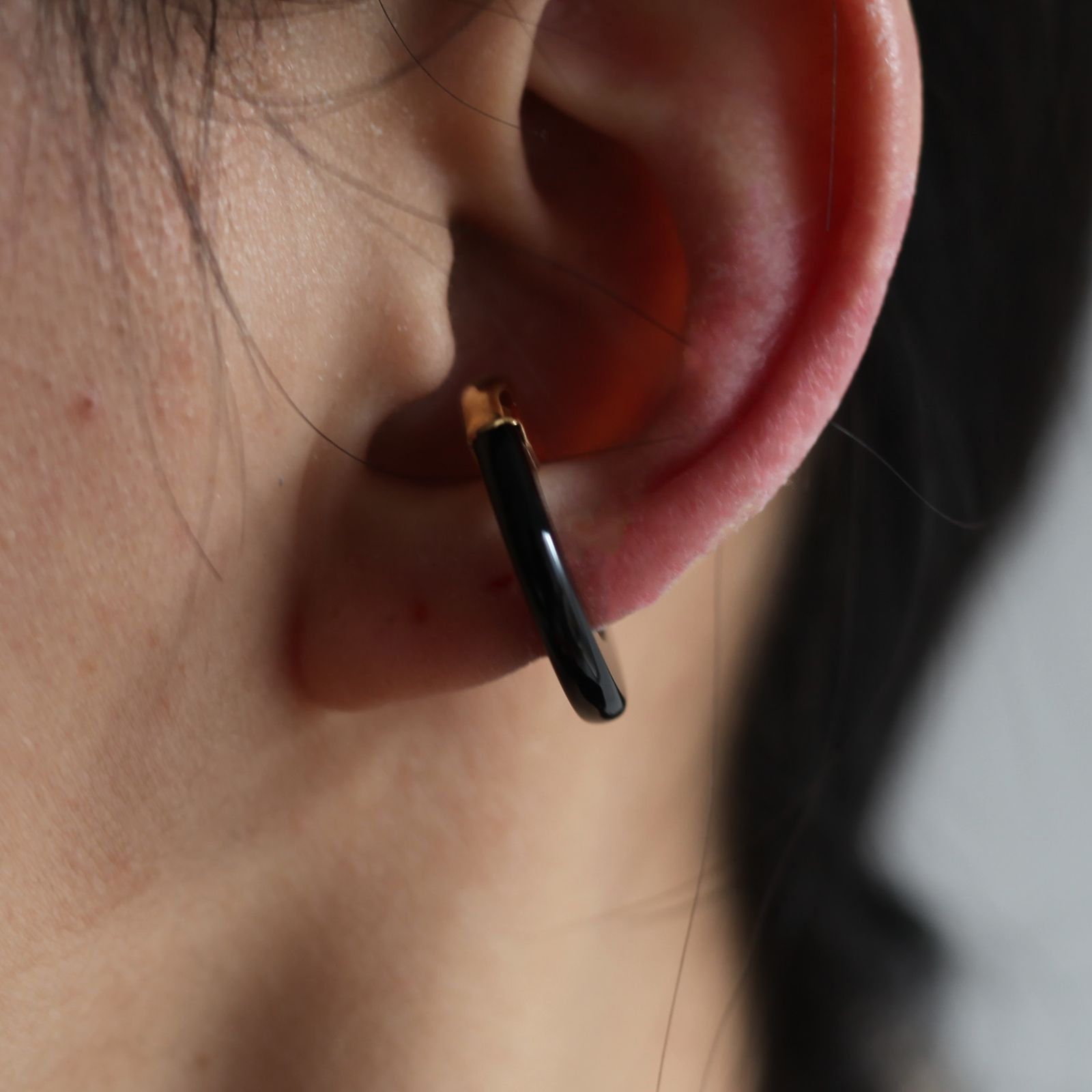 PREEK - 【残り一点】Ukishima Onyx Ear Cuff(片耳用 