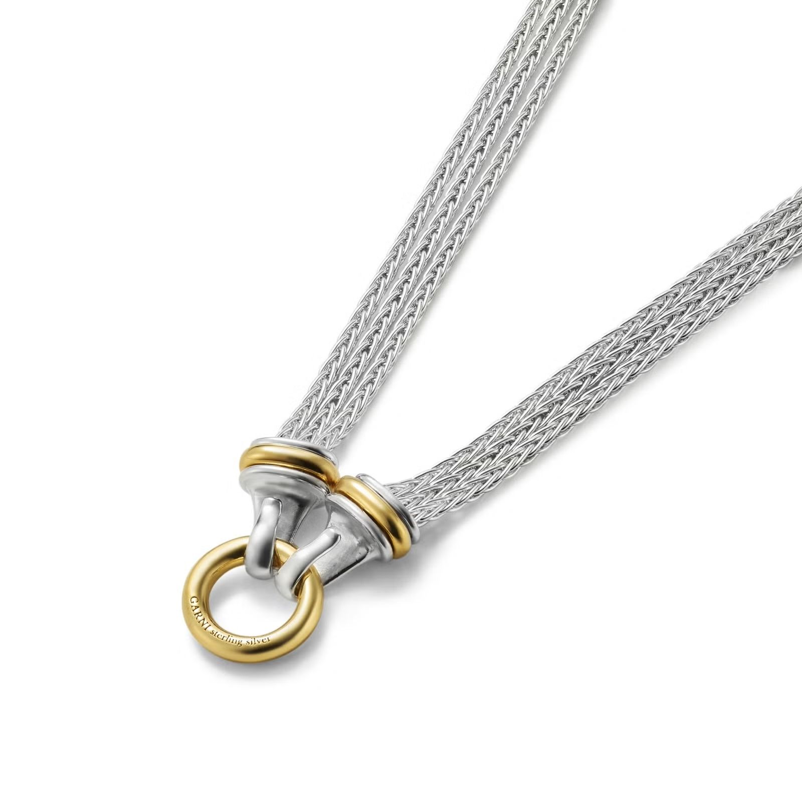 【お取り寄せ注文可能】Circle 3 Chain Necklace