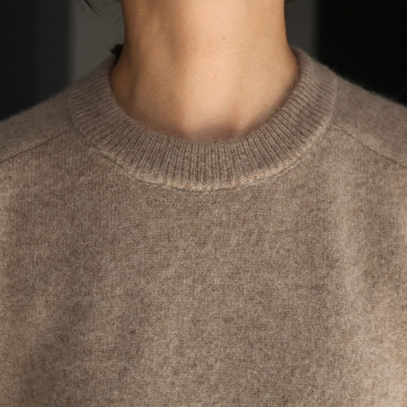 【残り一点】Fine Alpaca Knit Crew Neck LS