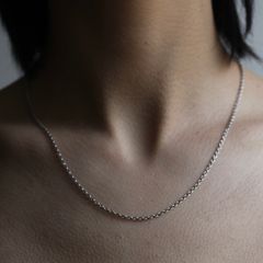 【残りわずか】80cut Out Chain Necklace(SILVER)