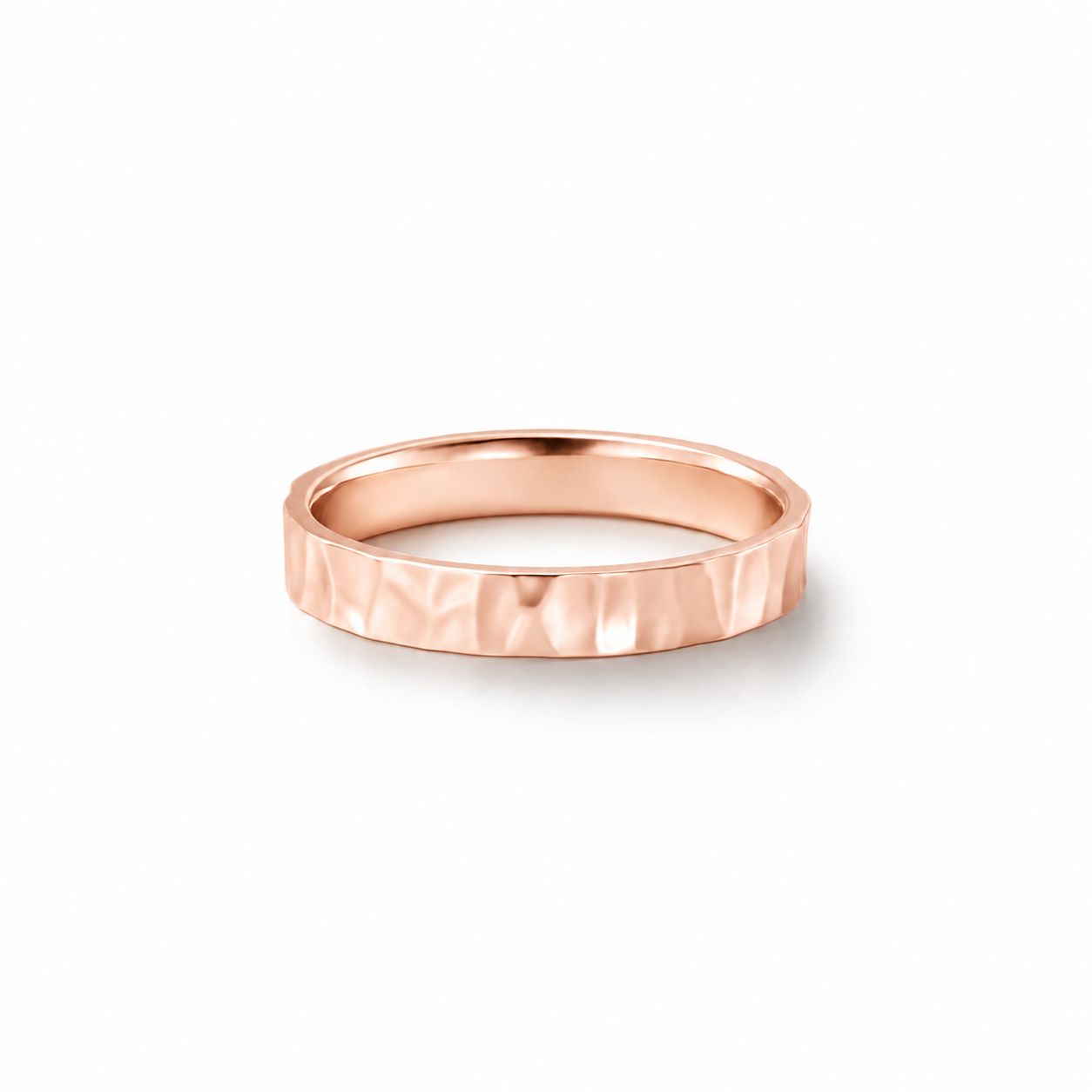 【お取り寄せ注文可能】Crack Square Ring(K18 PINK GOLD)