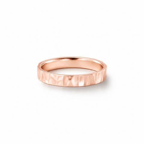 【お取り寄せ注文可能】Crack Square Ring(K18 PINK GOLD)