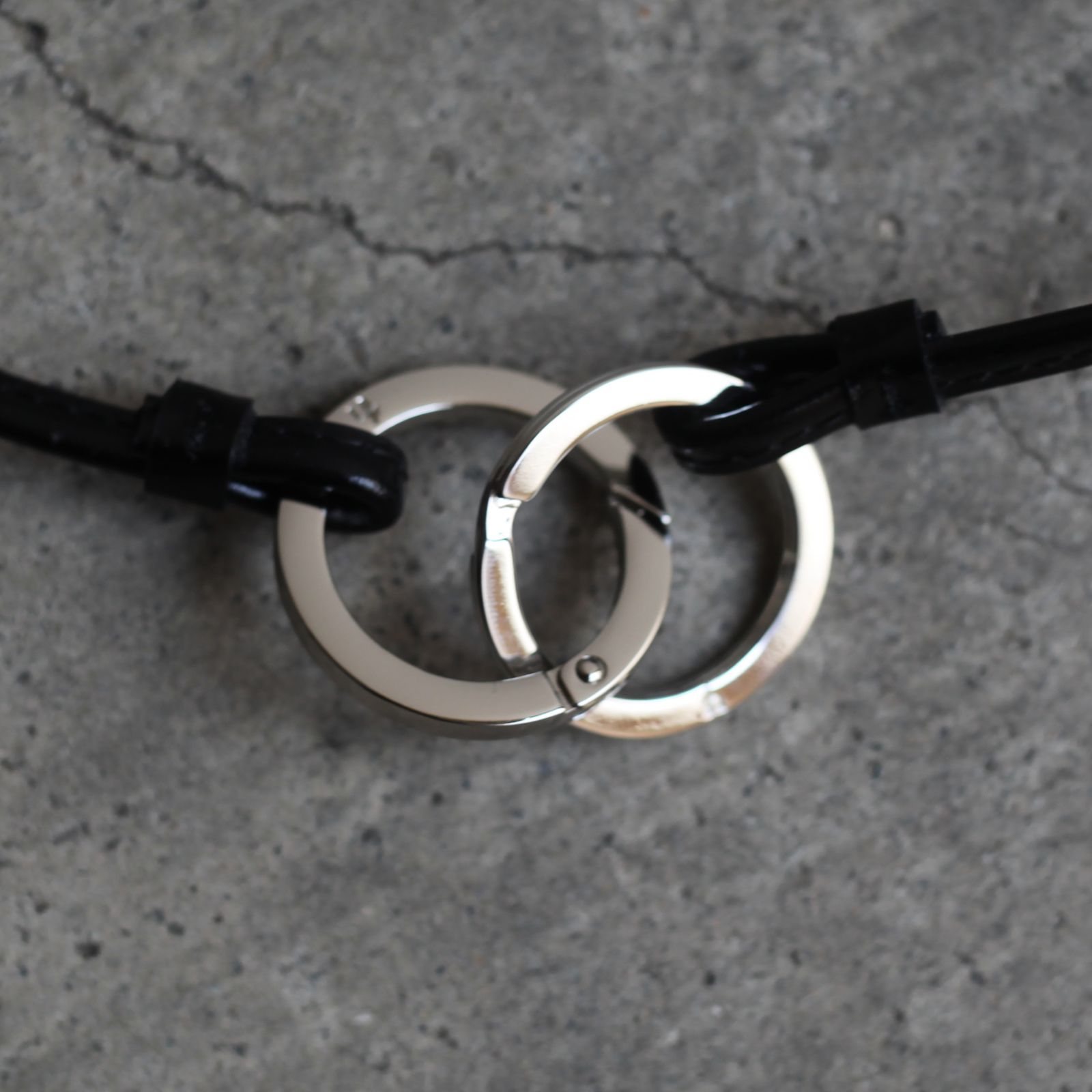 【残りわずか】Key Necklace(BLACK×SILVER)
