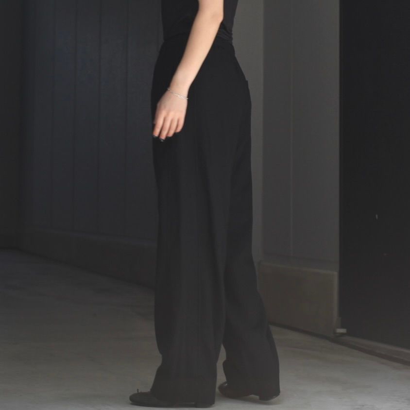 【残り一点】Wool/Cashmere Fleece Easy Twist Trousers