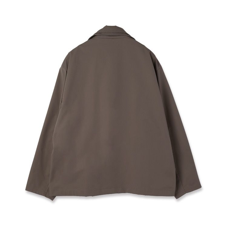 【残り一点】Stretch Double Cloth Layered Stand Collar Pullover