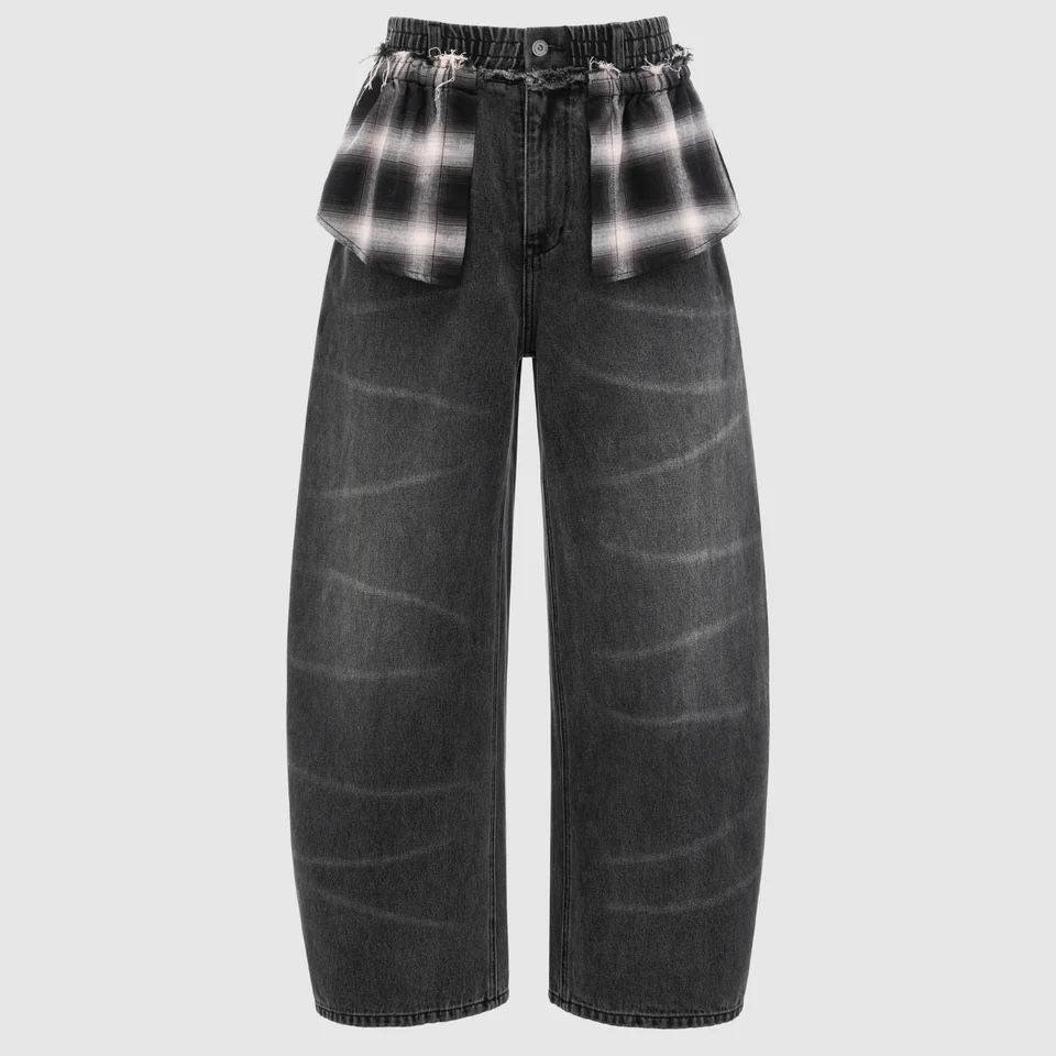 【残り一点】2-IN-1 Washed Denim Pants
