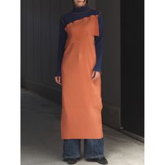 【残り一点】Spiral Wave Long Sleeve Dress High Neck Type
