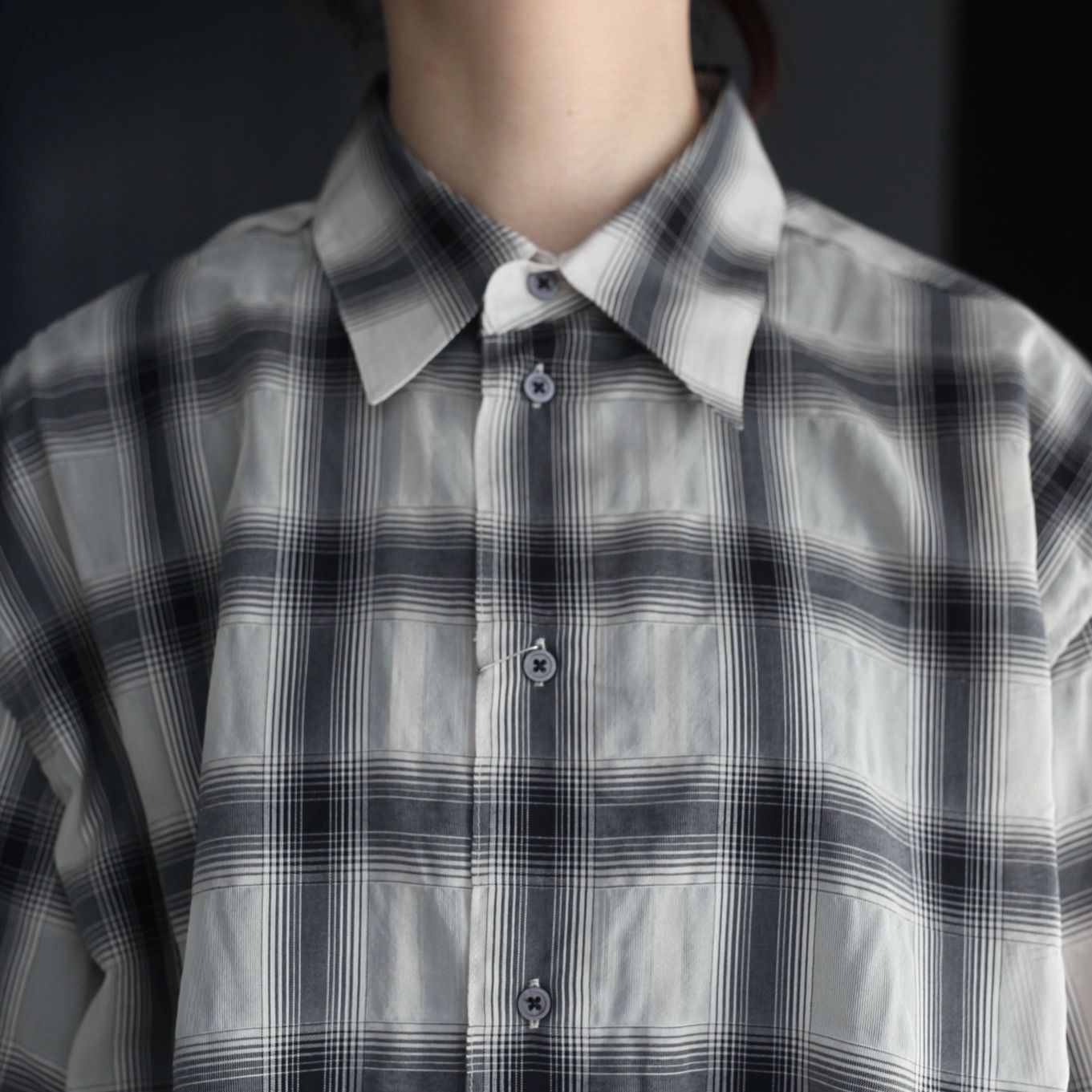 【残り一点】シズルチェックS/Sシャツ