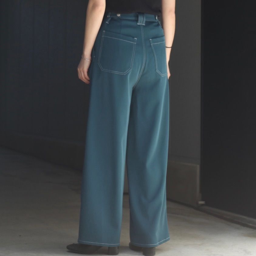 【残り一点】3Pleated Wide-Leg Trousers
