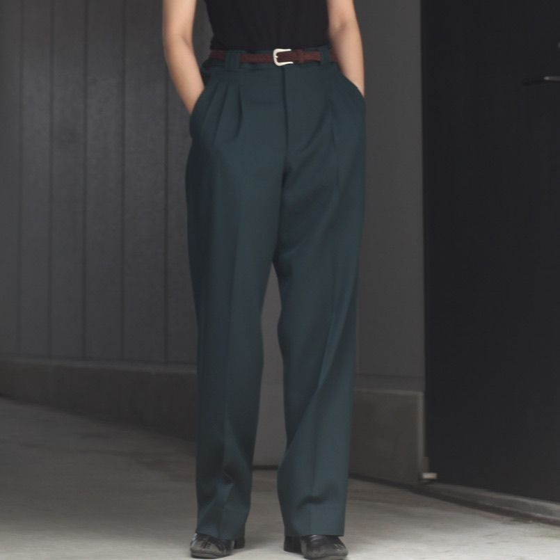 YOKE - 【残り一点】3pleated Wide Trousers | ACRMTSM ONLINE STORE