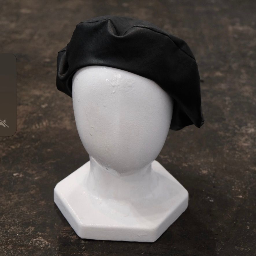 【お取り寄せ注文可能】Stretch Leather Beret