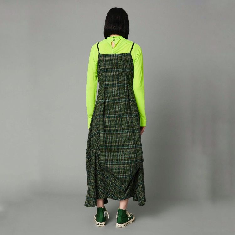 【残り一点】Check Long Dress