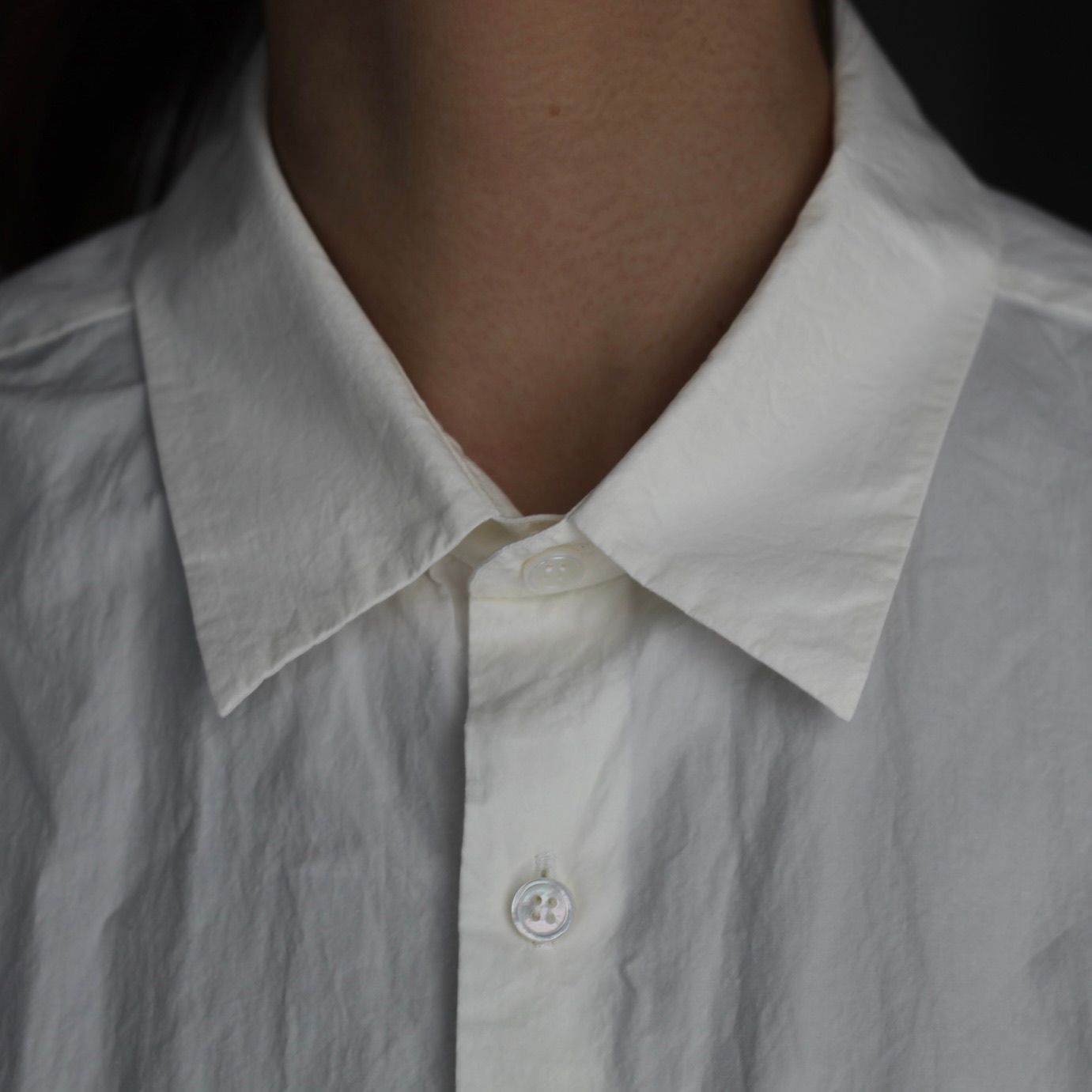 【残り一点】Regular Collar Shirt(MAX HIGH COUNT TYPEWRITER)