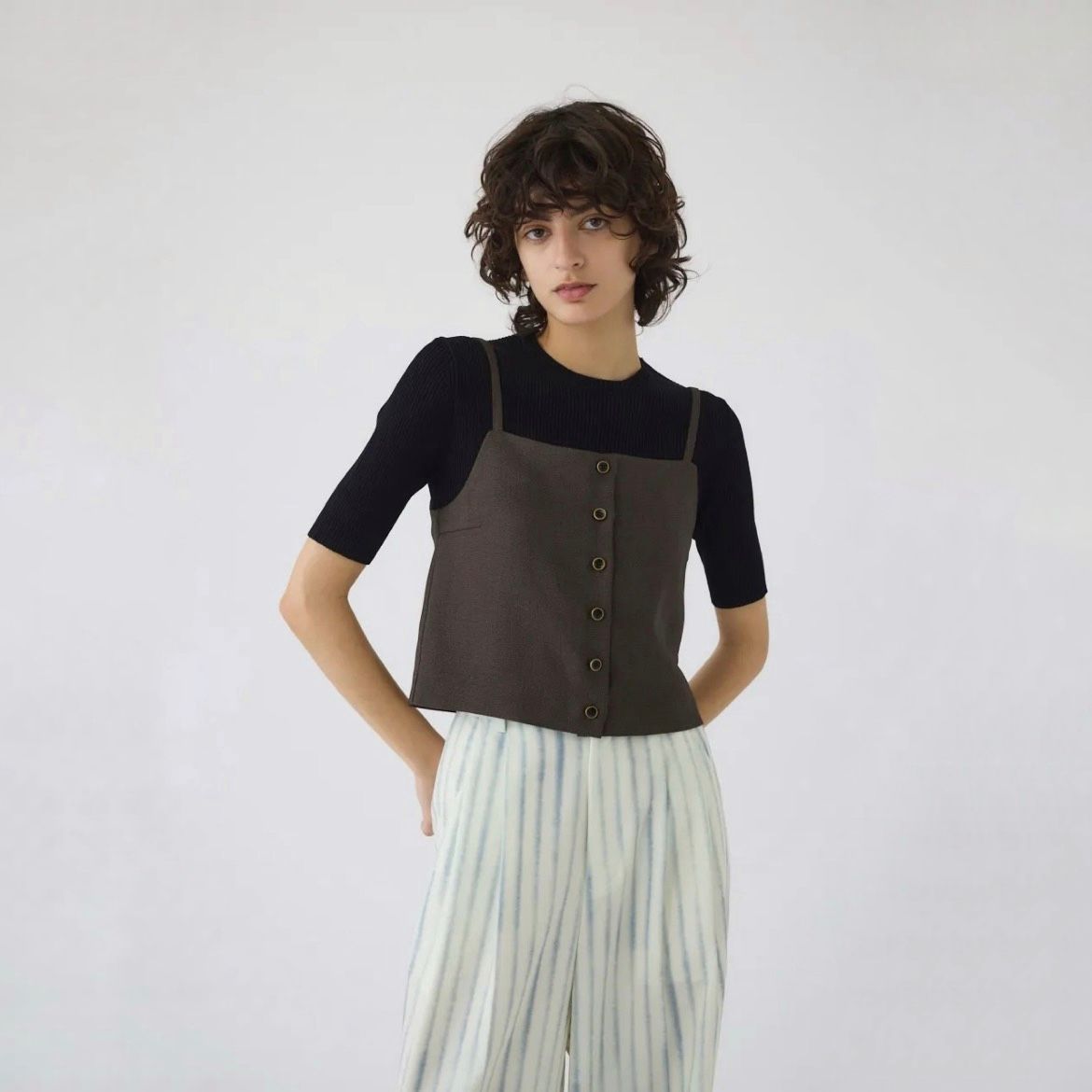 【残り一点】Tweed Cami Tops