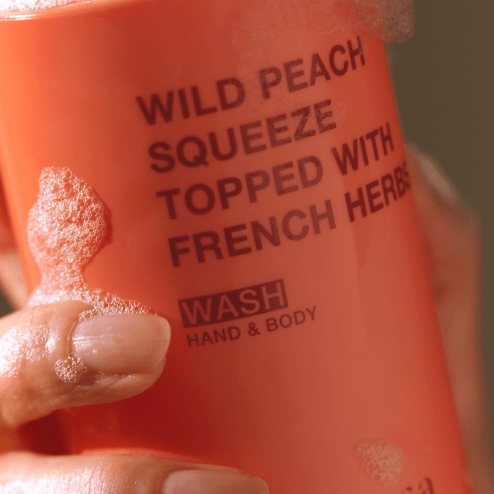 【残りわずか】Hand & Body Wash(WILD PEACH)