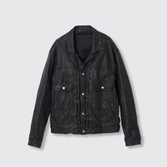 【残り一点】Leather Trucker Jacket