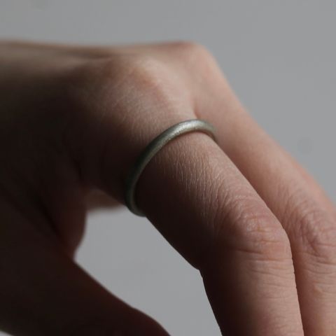 【残り一点】Oval Mirror Ring(2.5mm)