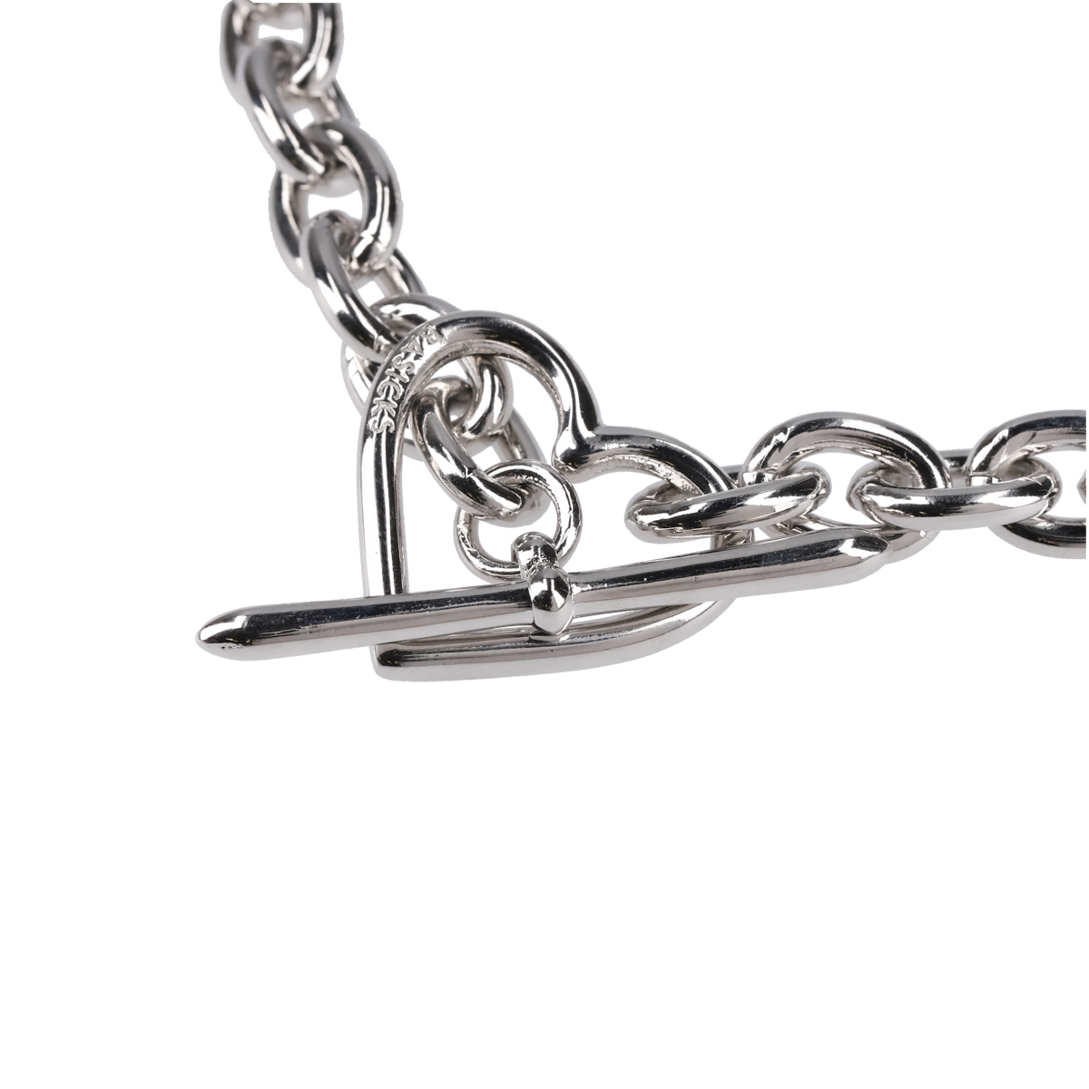 m ♡ページ BASICKS - 【残りわずか】Heart Necklace_Medium Link(SILVER