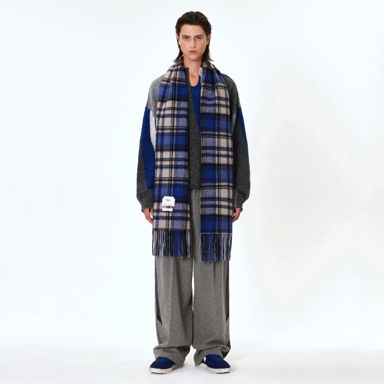 【残りわずか】Revint Plaid Muffler