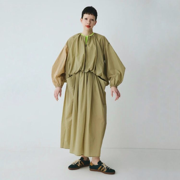 【残り一点】Balloon Hem Nylon Blouson