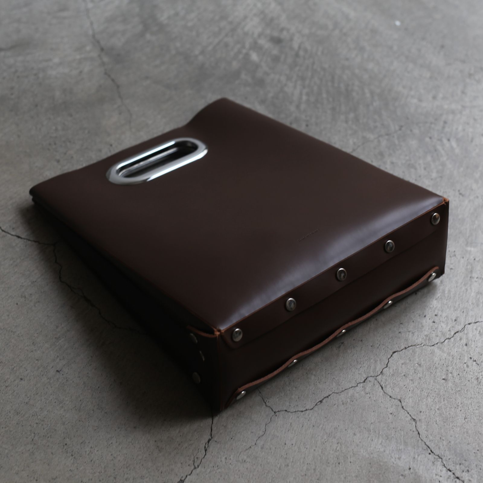 【残り一点】Assemble Disc Bag_LP(DARK BROWN)