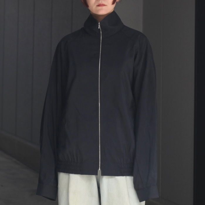 【残りわずか】Silk/Nylon Zip Up Blouson