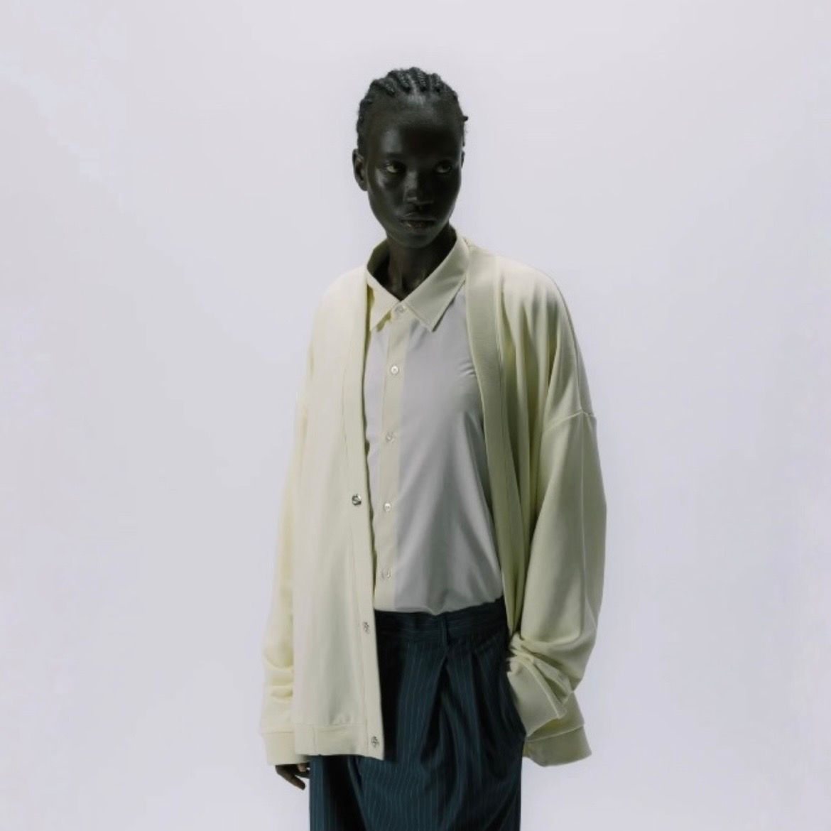 【残り一点】36G Silk Atmosphere LS Shirt