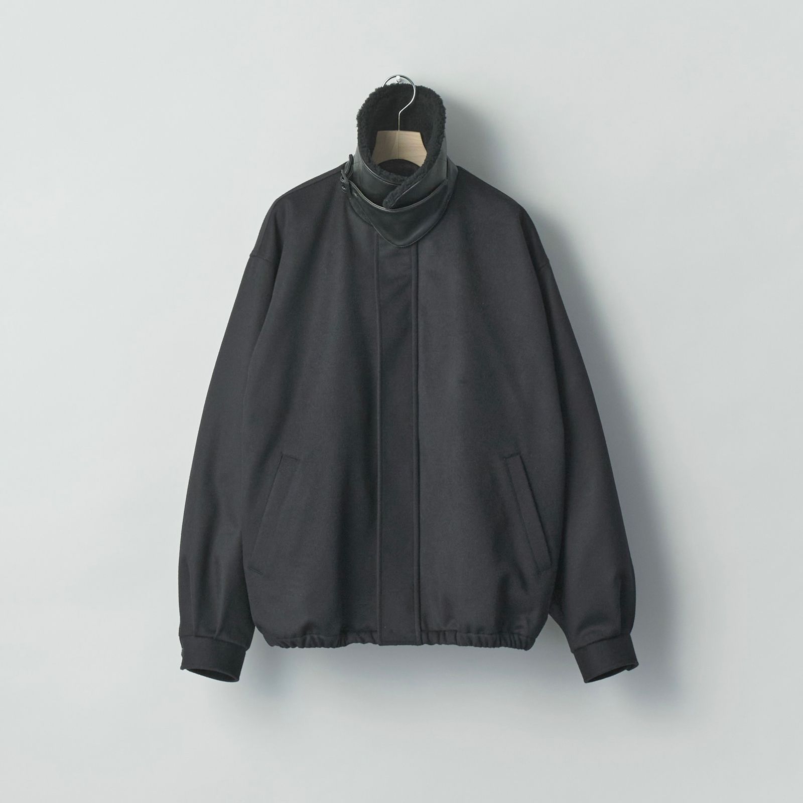 【残りわずか】Mouton Collar Wool Cashmere Padded Jacket