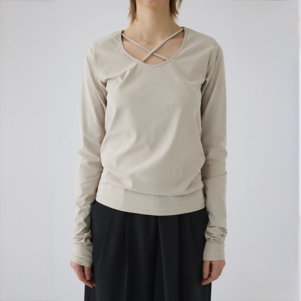 【残り一点】Cross Strap Skin Tops