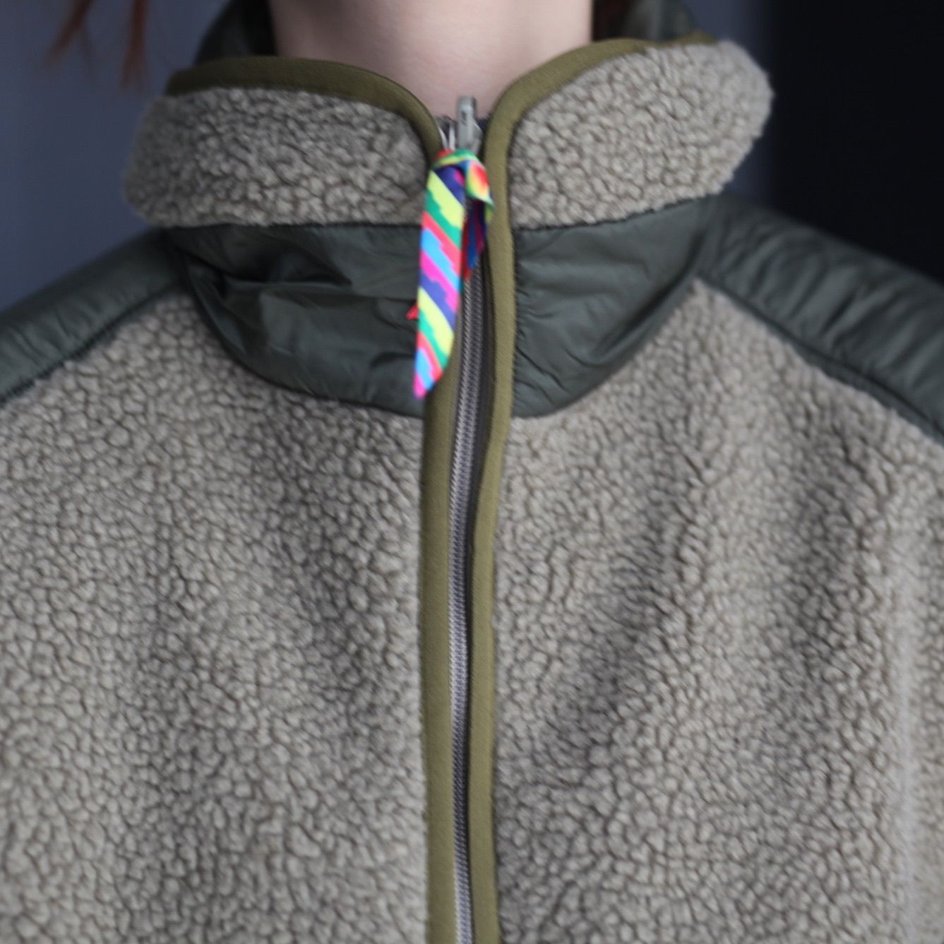 【残り一点】Reversible Fleece Down Jacket