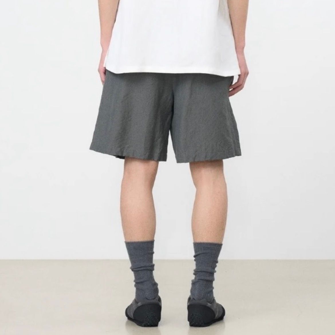 【残り一点】Wool Linen 3Pleated Shorts