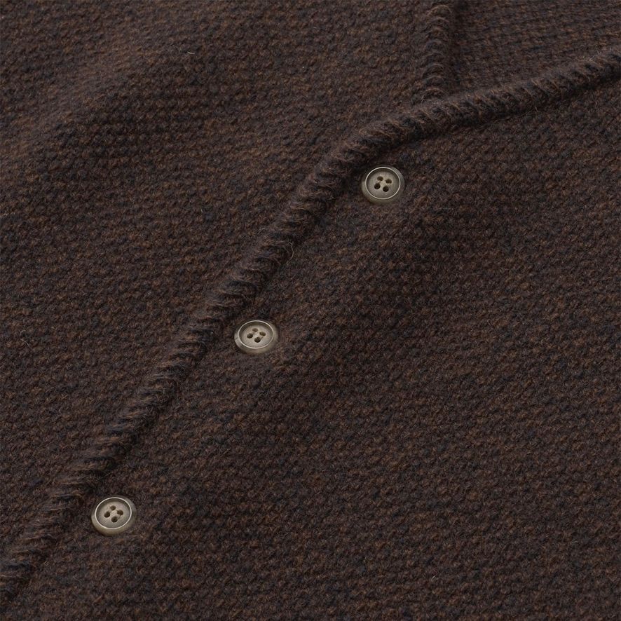 【残り一点】Moss Stitch V-Neck Cardigan