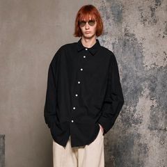 【残り一点】120 / 2 Suvin Cotton Typewriter Prime-Over Shirt Coat