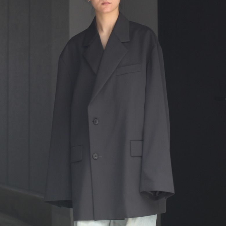 stein - 【残りわずか】Oversized Double Breasted Long Tailored