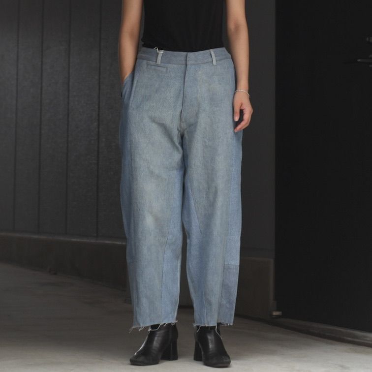 【残り一点】Reconstructed Super Baggy Slacks Denim_1(S)
