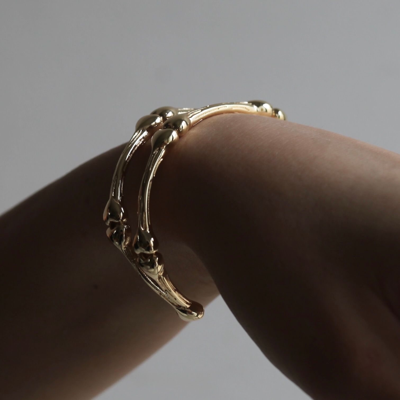 【残り一点】Bones And Blood Bracelet(GOLD)