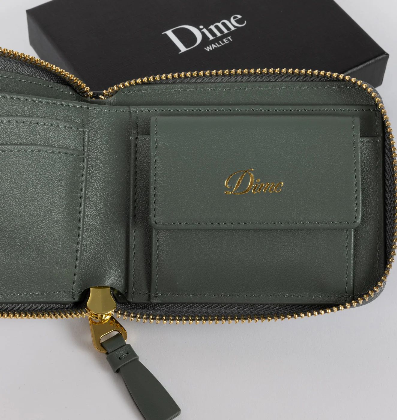 Dime ウォレット Dime Wave Leather Wallet / Black (ダイム ウォレット / 財布