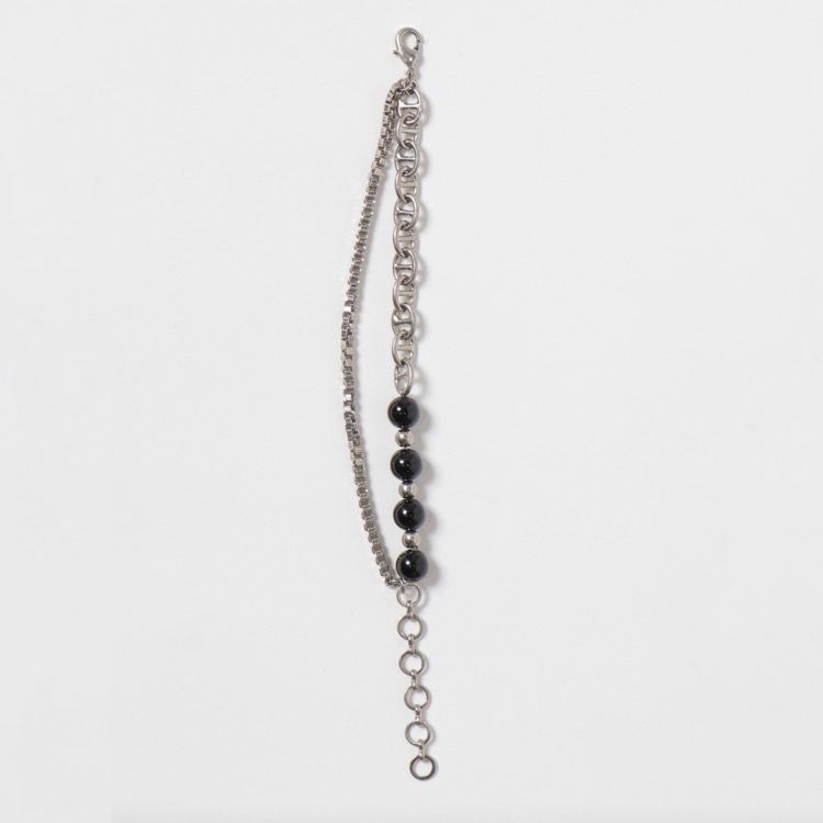 【残り一点】Beads Chain Breacelet_B(SILVER)