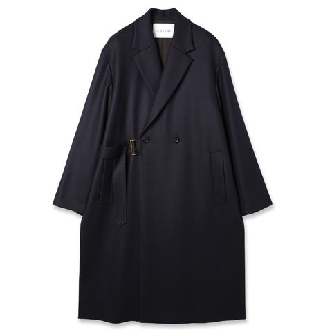 【残り一点】Wool Melton Tie Locken Long Chester Coat