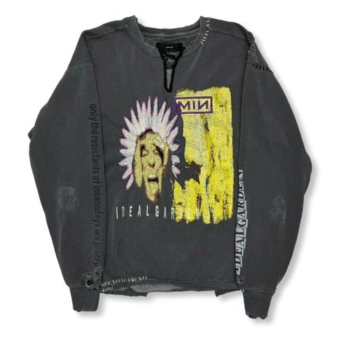 【残り一点】Bootleg DIY Crew Sweat With Repaired(COORDINATE)