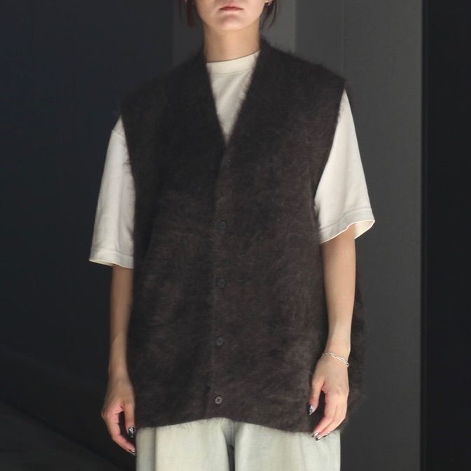 【残り一点】Cashmere Shaggy Knit Vest