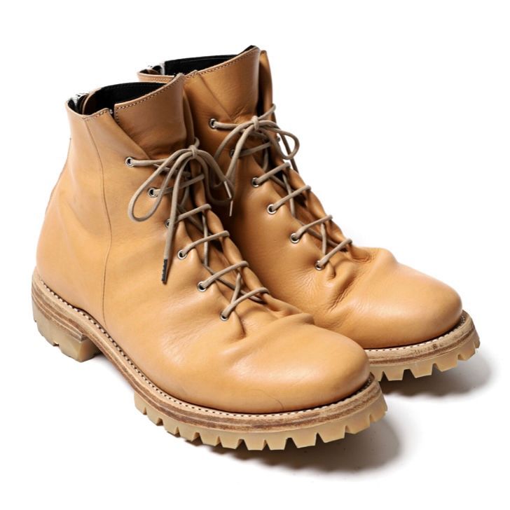 レザー種類 : CORDOVAN SPLIT(CAMEL)
※商品ページ画像のレザー及び、仕様はサンプルとしてご覧ください。