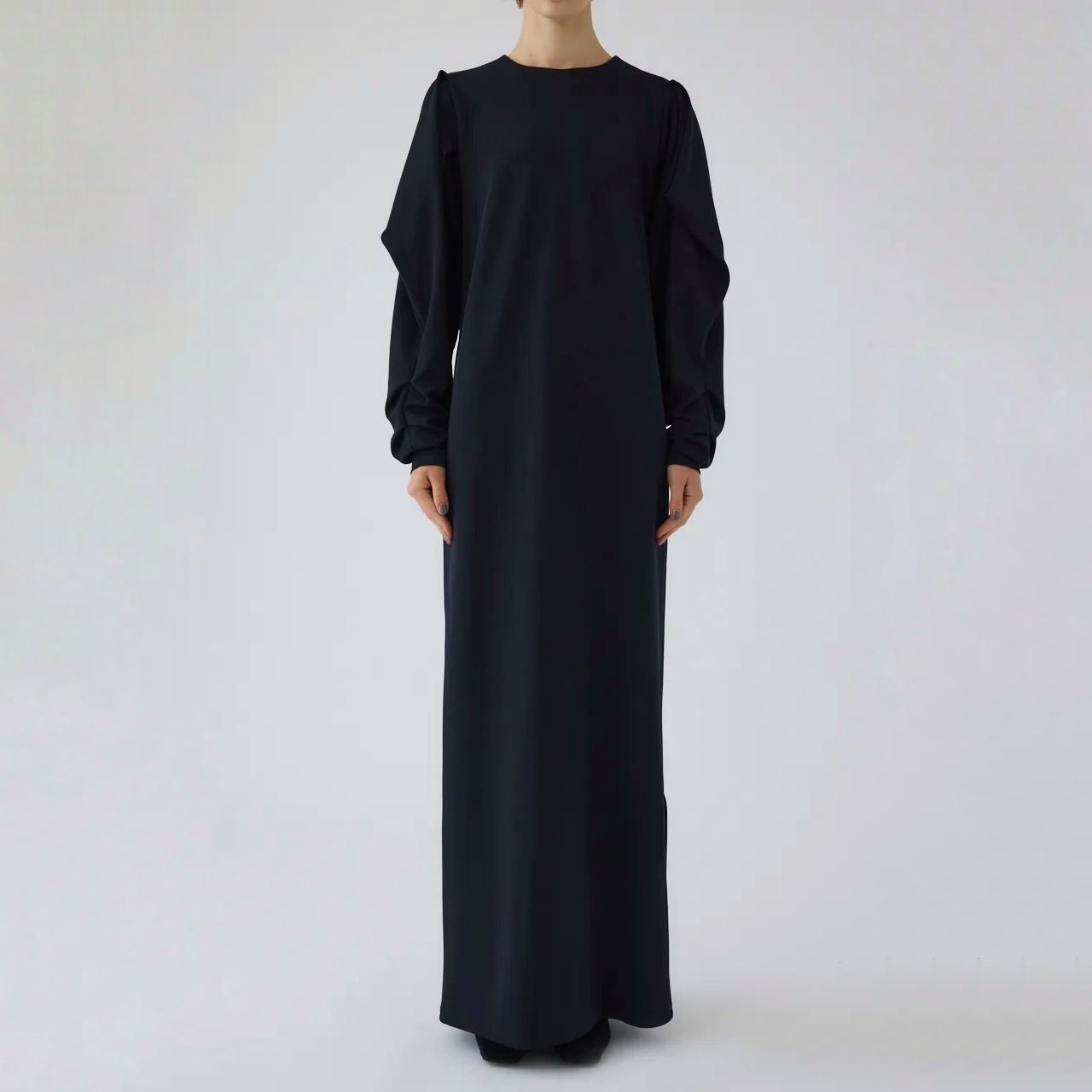 【残り一点】Drape Sleeve Cut Dress