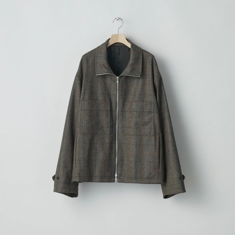 ssstein - 【残りわずか】Drizzler Zip Up Jacket(GLEN CHECK 