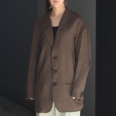 【残り一点】Draped Dart Wool Serge Blazer