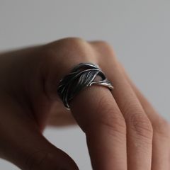 【お取り寄せ注文可能】OWL Feather Ring(SILVER)