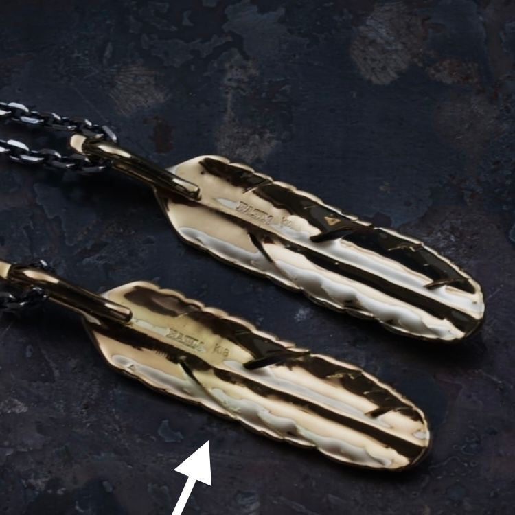 【お取り寄せ注文可能】Feather Center S(18K GOLD)